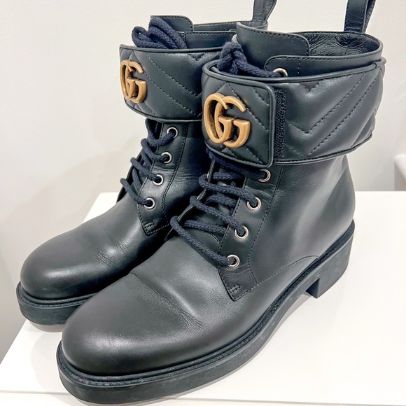 Gucci Black Leather Men's Boots - Picture 3 of 12